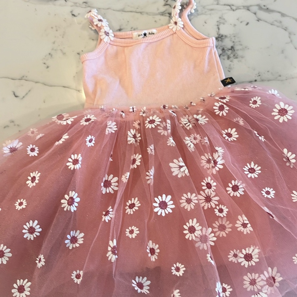 Petite Hailey gorgeous pink tank tutu dress size 1